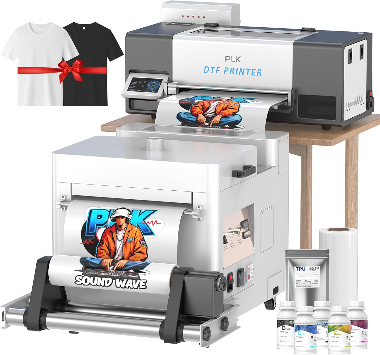PLK A3 Plus XP600 DTF Printer Bundle (Upgrade)
